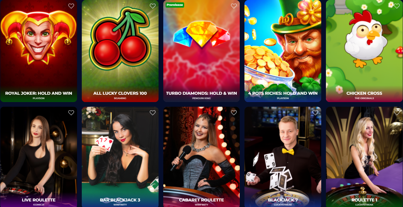 Casino ao Vivo Nine Casino - Dealers Reais, Roleta, Blackjack e Baccarat transmitidos em direto em HD